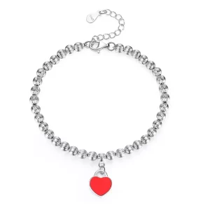 925 sterling silver beads DIY love drops ladies bracelet